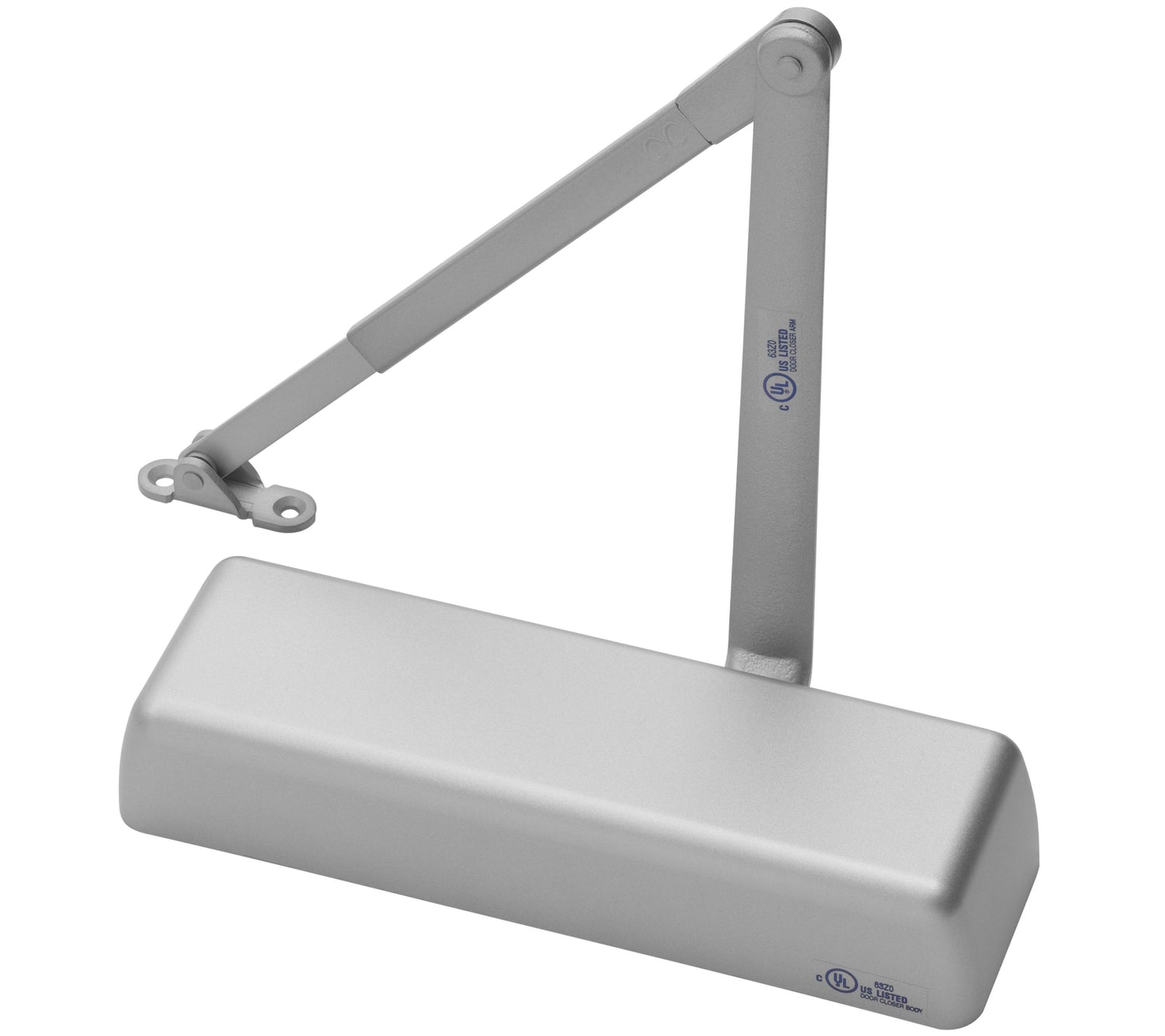 ASSA Abloy Accentra 5801689 Non Hold Open Tri Mount Door Closer 689 Aluminum Finish