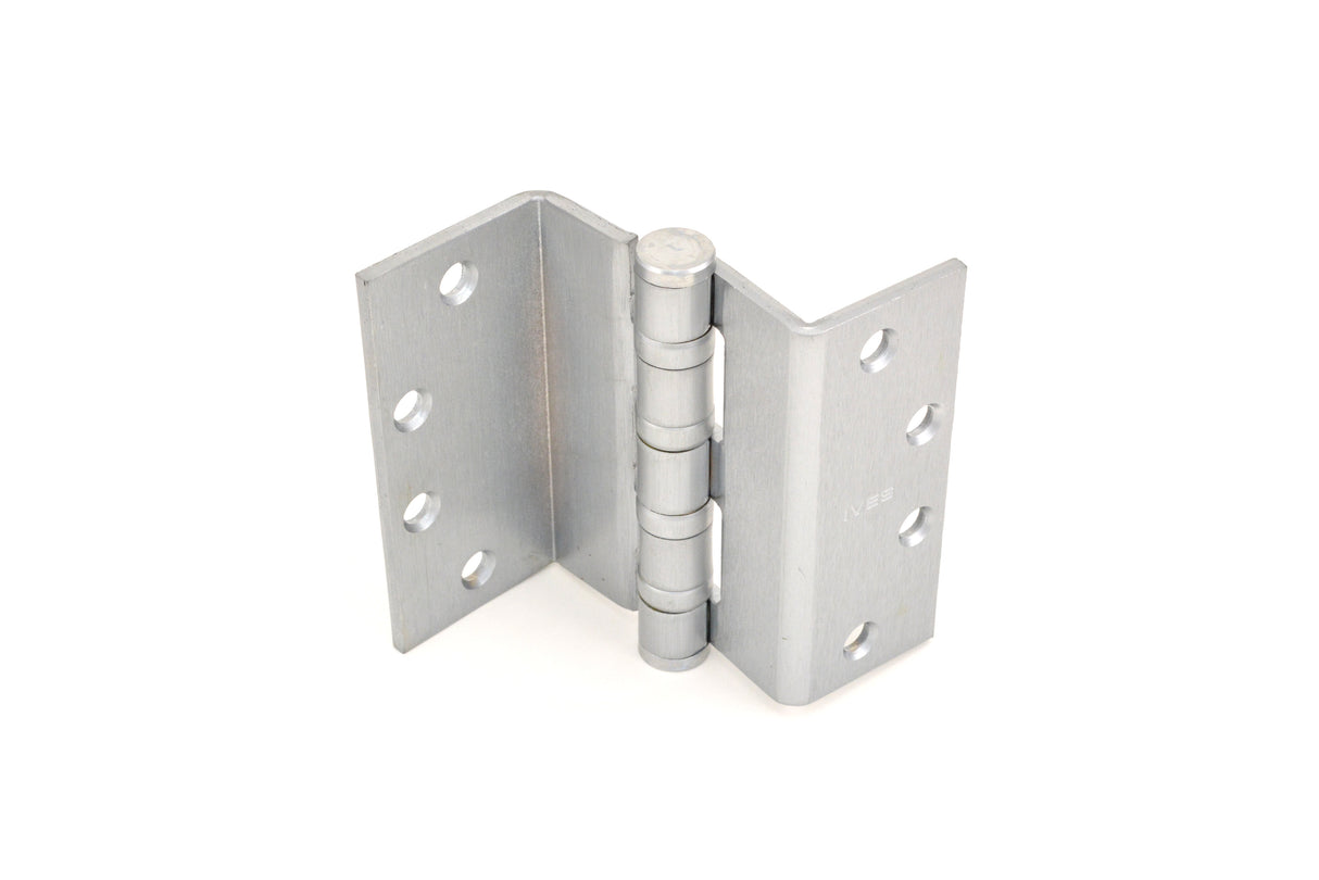 Ives Commercial 5BB1HWSC412652 4-1/2" x 4-1/2" Five Knuckle Ball Bearing Heavy Weight Swing Clear Hinge Satin Chrome Finish