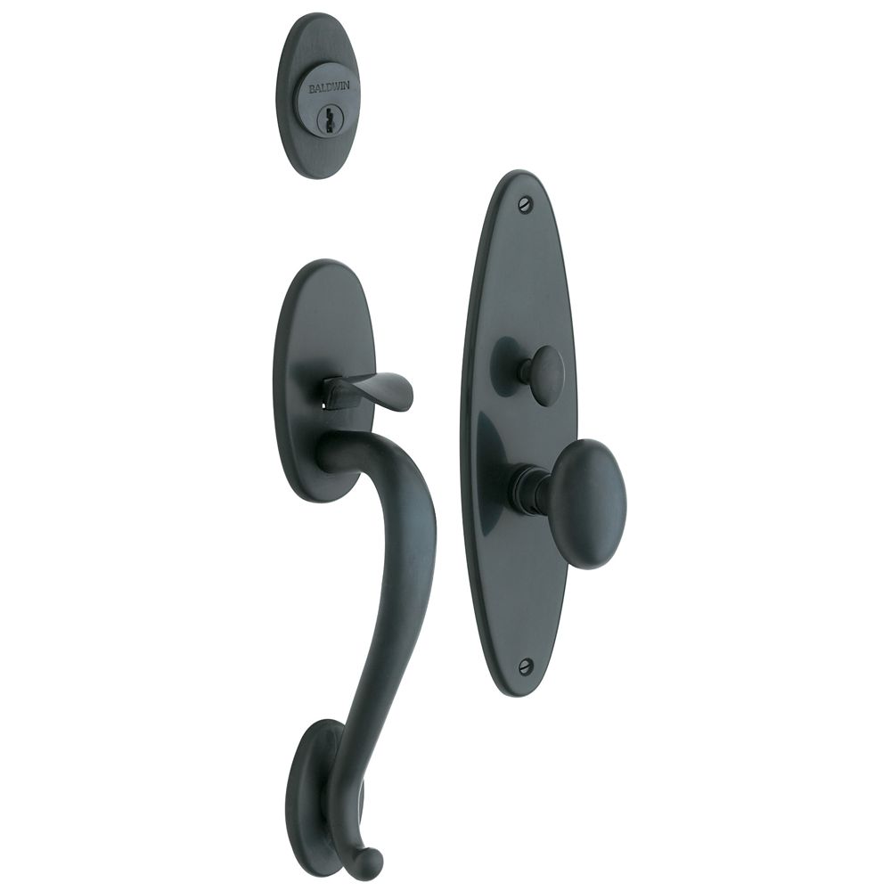 Baldwin 6560102ENTR Lexington Single Cylinder Entry Mortise Trim Oil Rubbed Bronze Finish