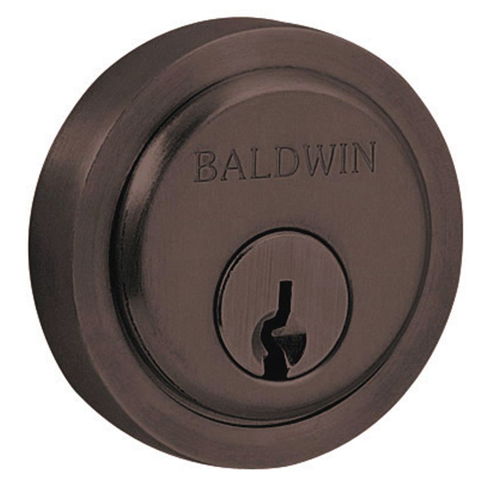Baldwin 6738102 1-3/4" Contemporary Round Cylinder Collar Oil Rubbed Bronze Finish