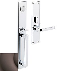 Baldwin 6976112RENT Minneapolis Right Hand Single Cylinder Entry Mortise Lock Trim Venetian Bronze Finish