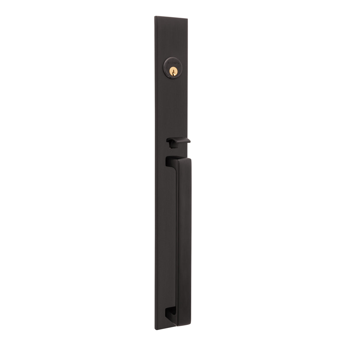 Baldwin 6977102RENT Minneapolis 20" Right Hand Single Cylinder Entry Mortise Lock Trim with 5162 Lever Oil Rubbed Bronze Finish