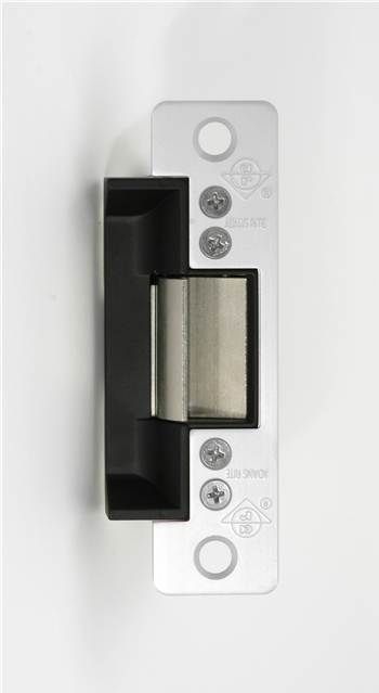 Adams Rite 710054062800 Flat Electric Strike 24V AC Fail Secure for Aluminum Jambs Clear Anodized Aluminum Finish