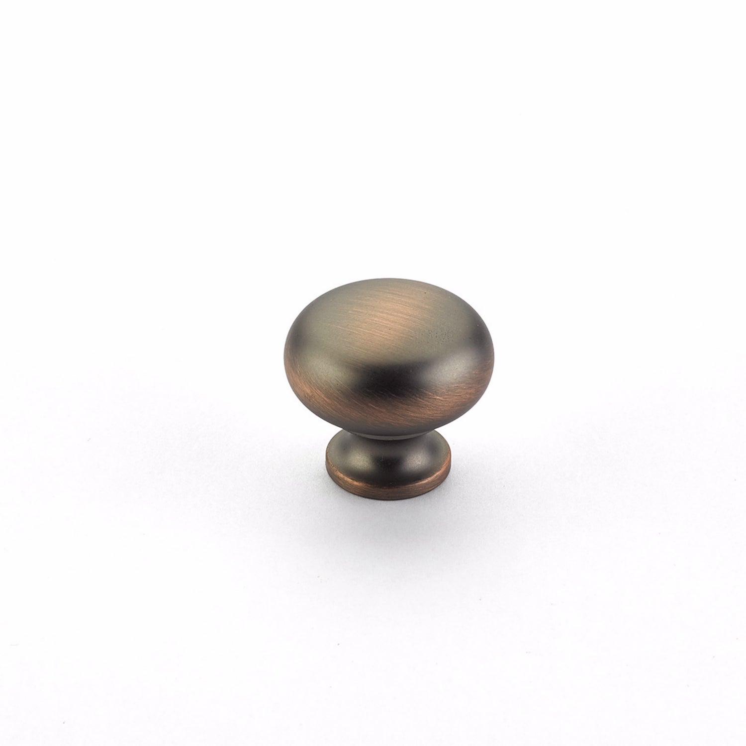 Schaub 719-AUB 1-3/8" Oval Country Traditional Cabinet Knob Aurora Bronze Finish