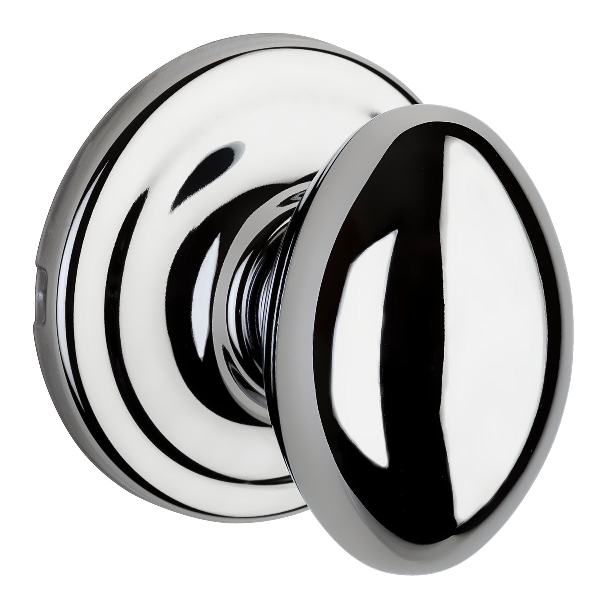 Kwikset 720L-26 Laurel Knob Passage Door Lock with 6AL Latch and RCS Strike Bright Chrome Finish