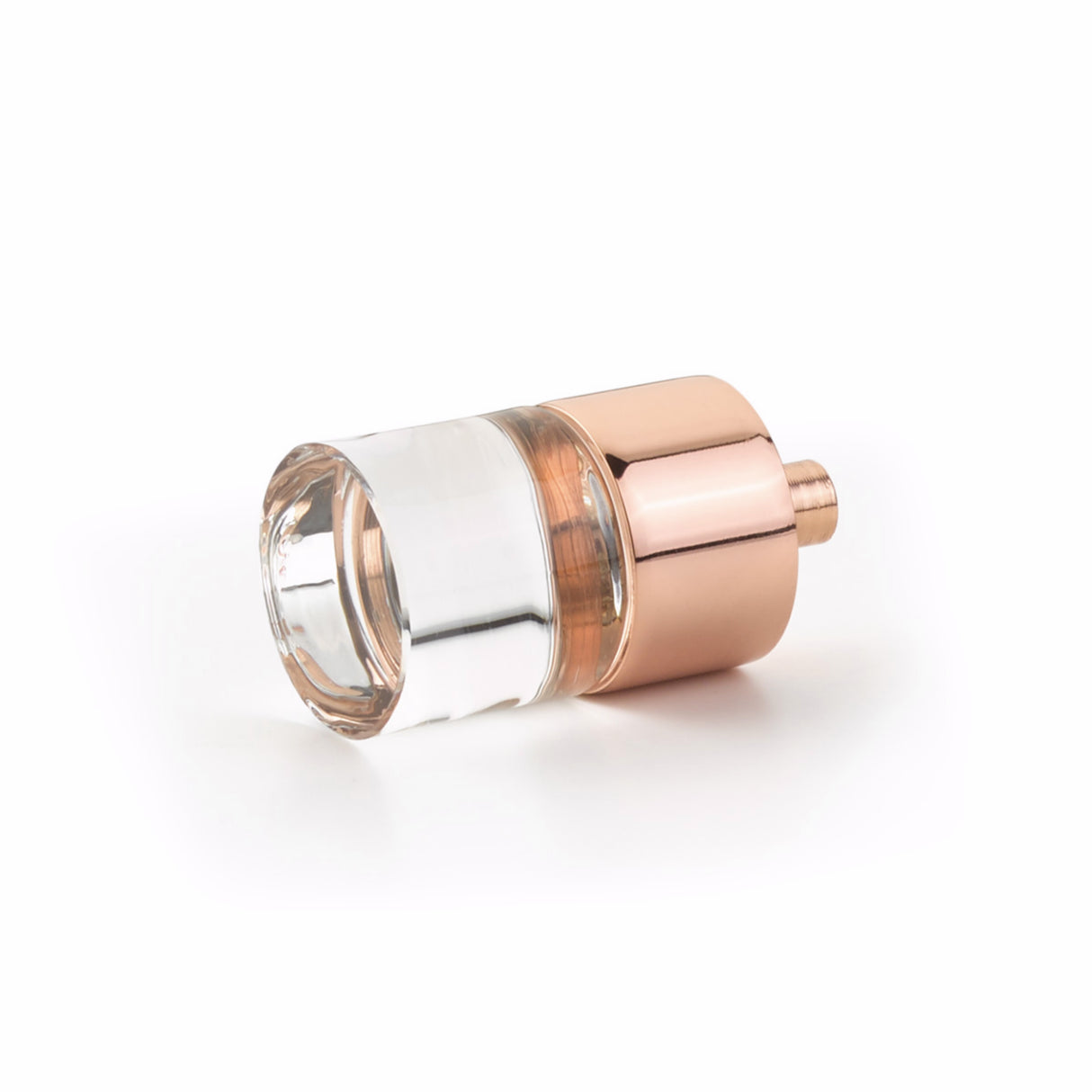 Schaub 74-PRG 7/8" City Lights Cabinet Knob Polished Rose Gold Finish