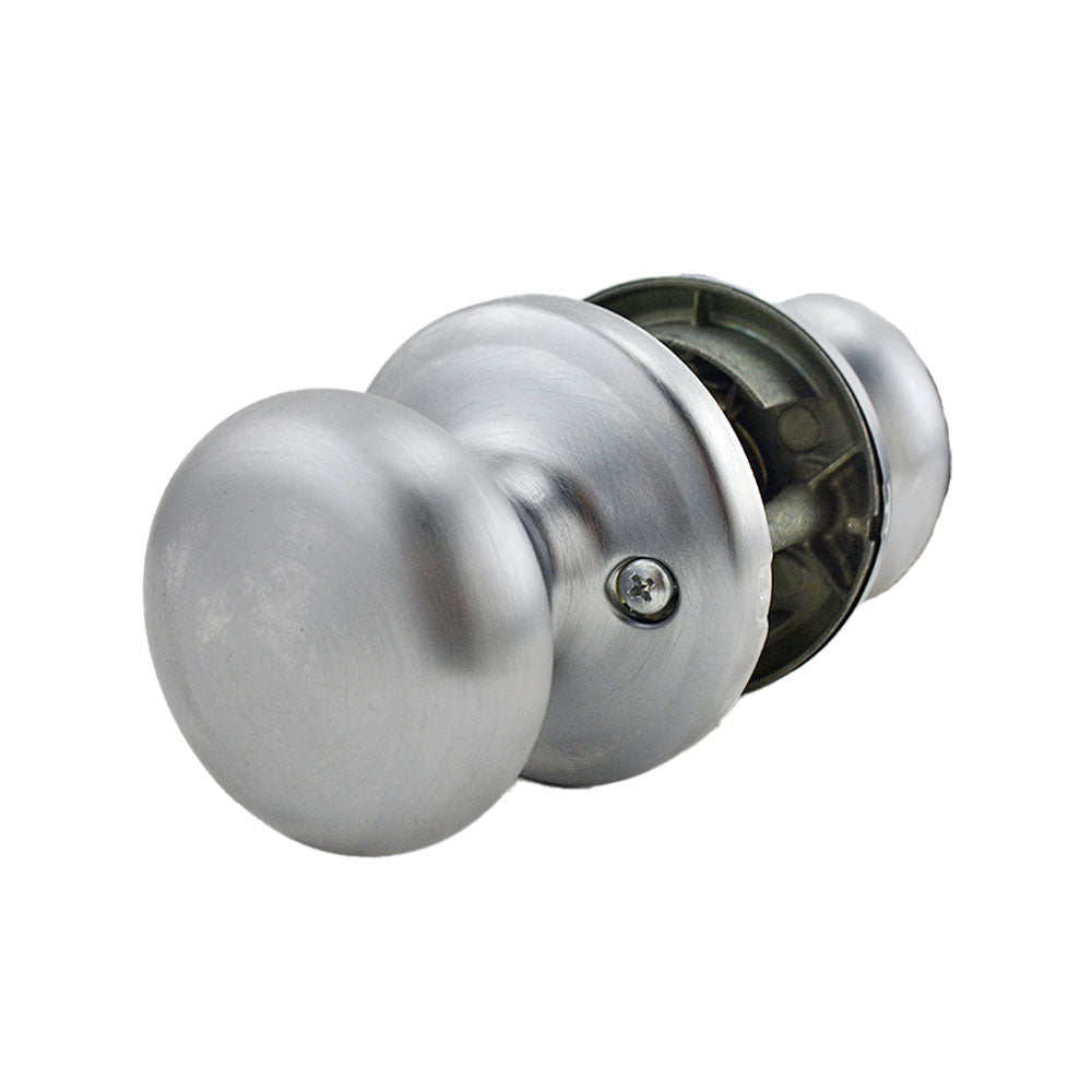 Kwikset 750H-26D Hancock Knob Storeroom Vestibule Door Lock with 6AL Latch and RCS Strike Satin Chrome Finish