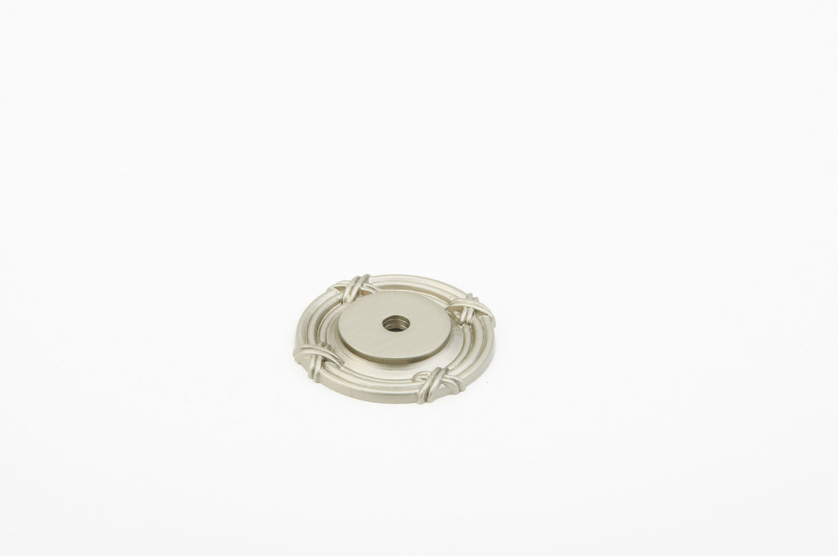 Schaub 756-15 1-1/2" Versailles Backplate Satin Nickel Finish