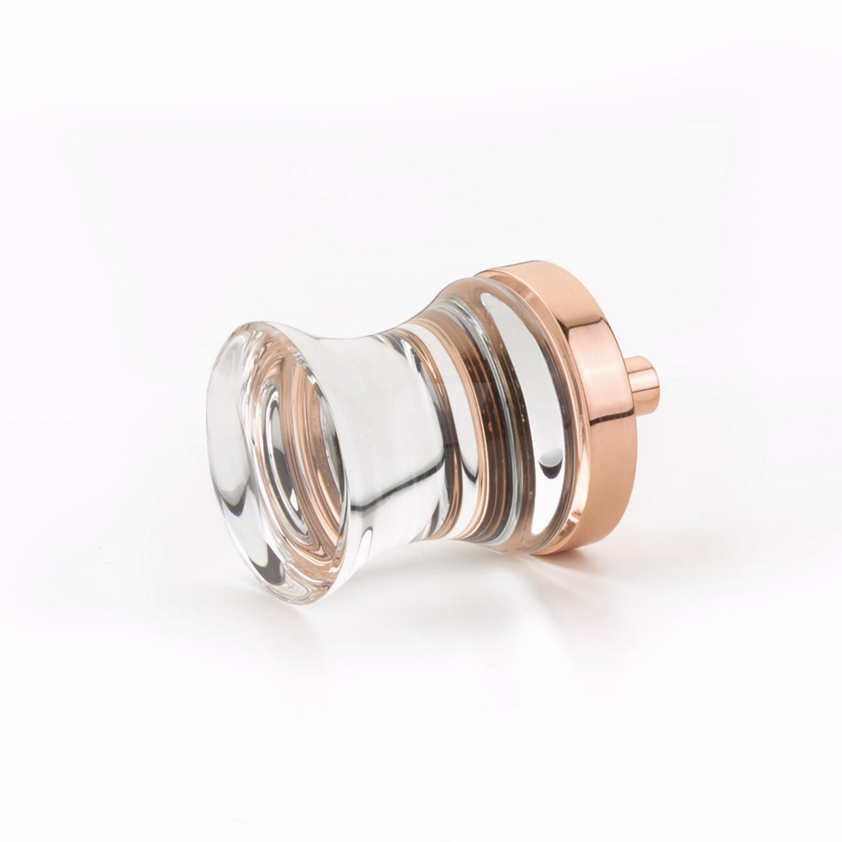 Schaub 76-PRG 1-1/8" City Lights Cabinet Knob Polished Rose Gold Finish