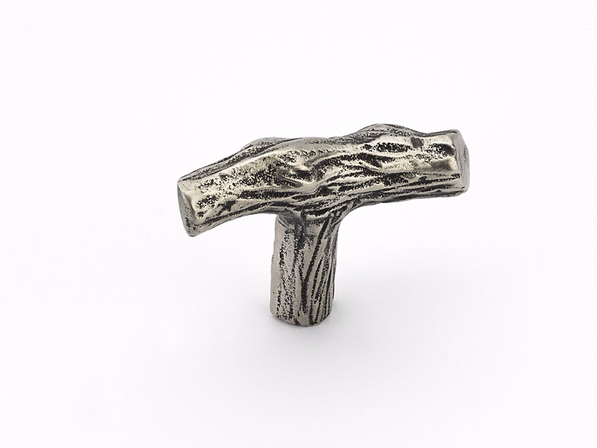 Schaub 768-IN 2" Mountain Twig Cabinet Knob Italian Nickel Finish