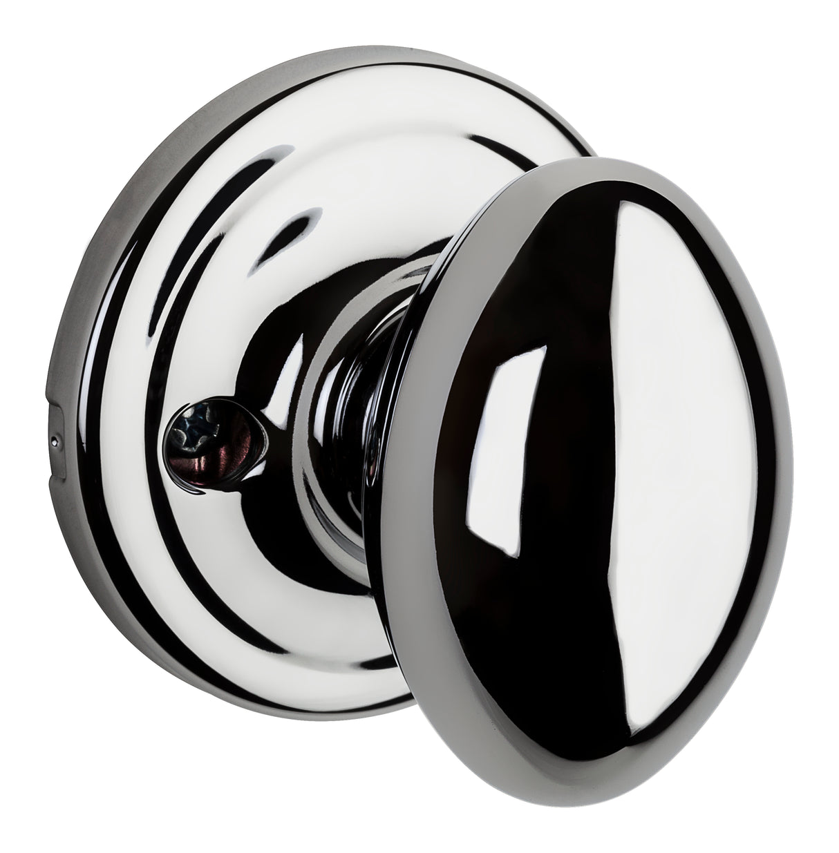 Kwikset 788L-26 Laurel Knob Half Dummy Lock Bright Chrome Finish