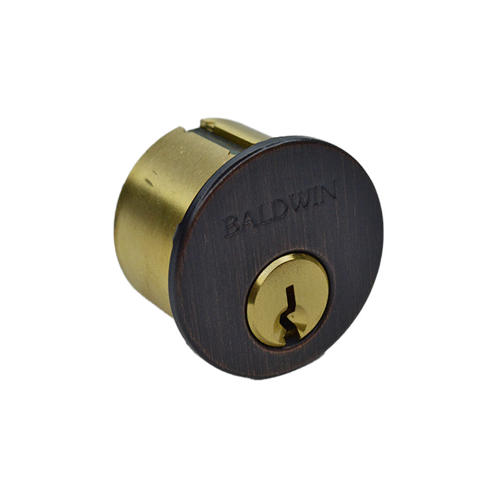 Baldwin 8031112KD12 Cylinder for Non Egress Handlesets and Deadbolts Venetian Bronze Finish