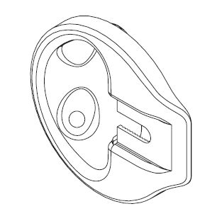 Kwikset 80318-007 Full Round Adjustable Strike Satin Nickel Finish