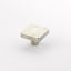 Schaub 815-PWB 1-3/4" Diameter Large Square Vinci Cabinet Knob Polished White Bronze Finish