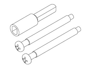 Kwikset 81706-002 KSP and MSP Knobs and Levers Thick Door Pack for US26 Bright Chrome and US26D Satin Chrome Finish