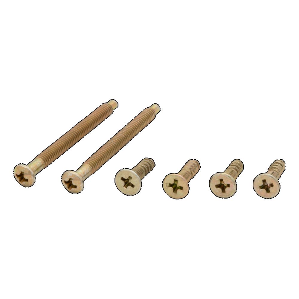Kwikset 81780-001 533 Handleset Screw Pack Bright Brass Finish