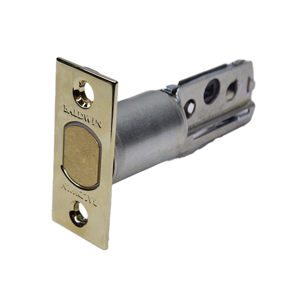 Baldwin 8201003DB Adjustable Deadbolt Latch for Double Cylinder and Patio Lifetime Brass Finish