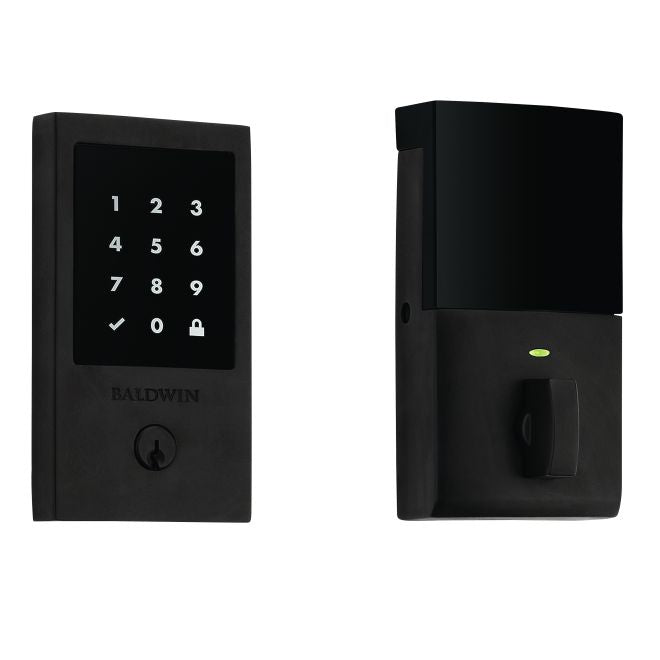 Baldwin 8225102ZW Z-Wave Minneapolis Touchscreen Deadbolt with Schlage C Keyway Oil Rubbed Bronze Finish