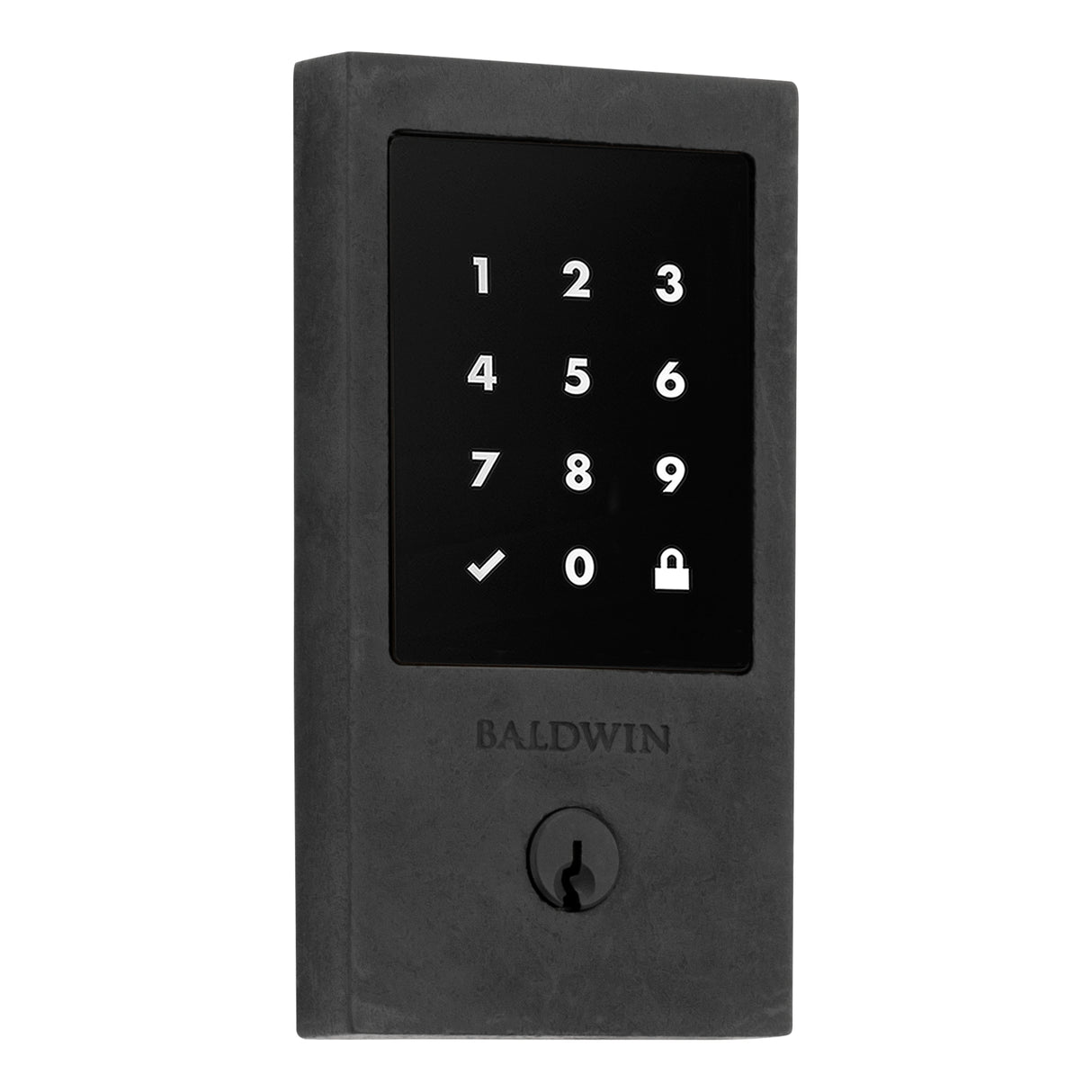 Baldwin 8225402 Stand Alone Minneapolis Touchscreen Deadbolt with Schlage C Keyway Distressed Oil Rubbed Bronze Finish