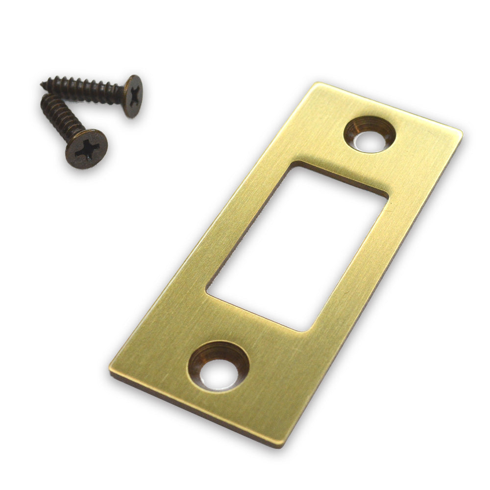 Emtek 83223US7 Square Deadbolt Strike French Antique Brass Finish