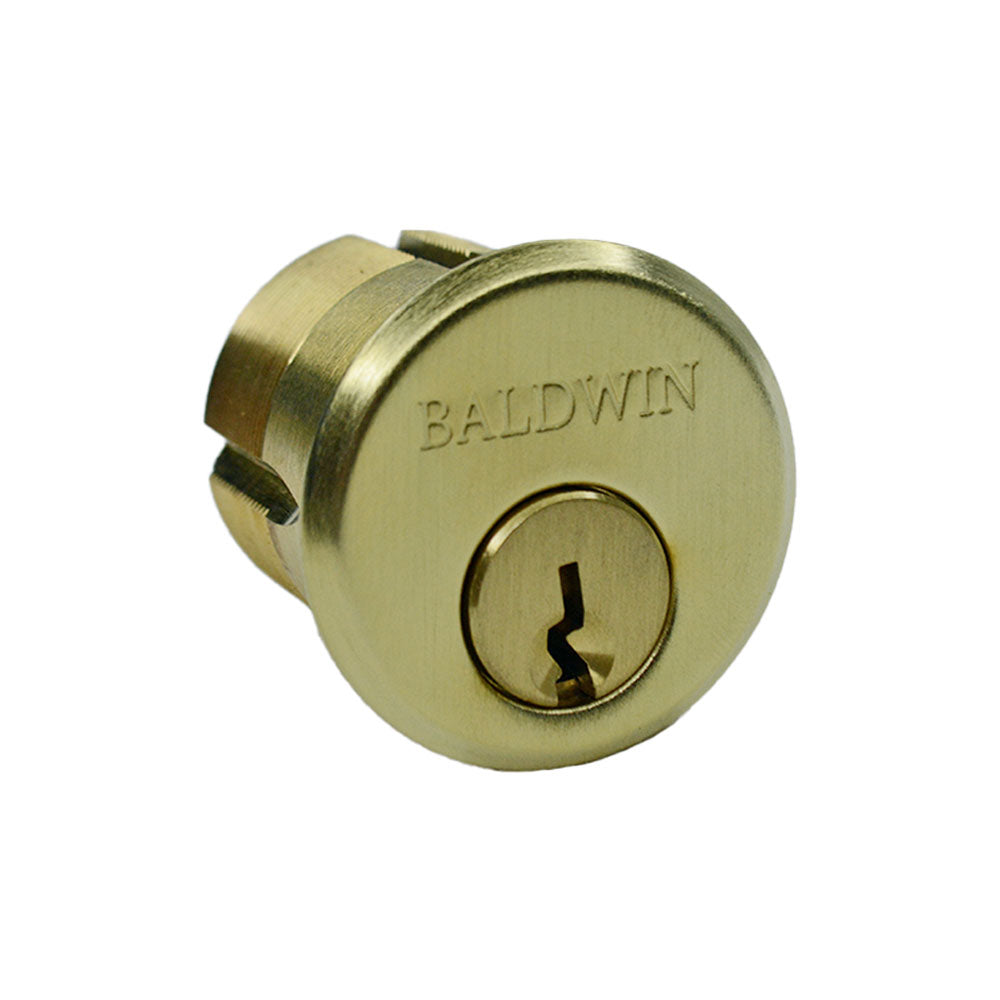 Baldwin 8323044 1-1/4" Mortise Cylinder Lifetime Satin Brass Finish