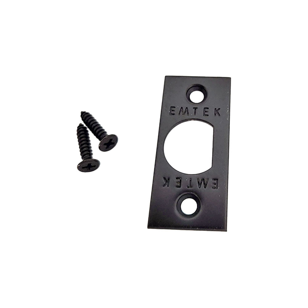 Emtek 83230US10B Square Corner Faceplate and Screws for Passage or Privacy Latch Oil Rubbed Bronze Finish