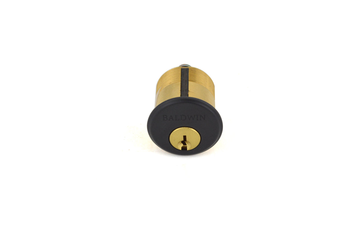 Baldwin 8323190 1-1/4" Mortise Cylinder Satin Black Finish