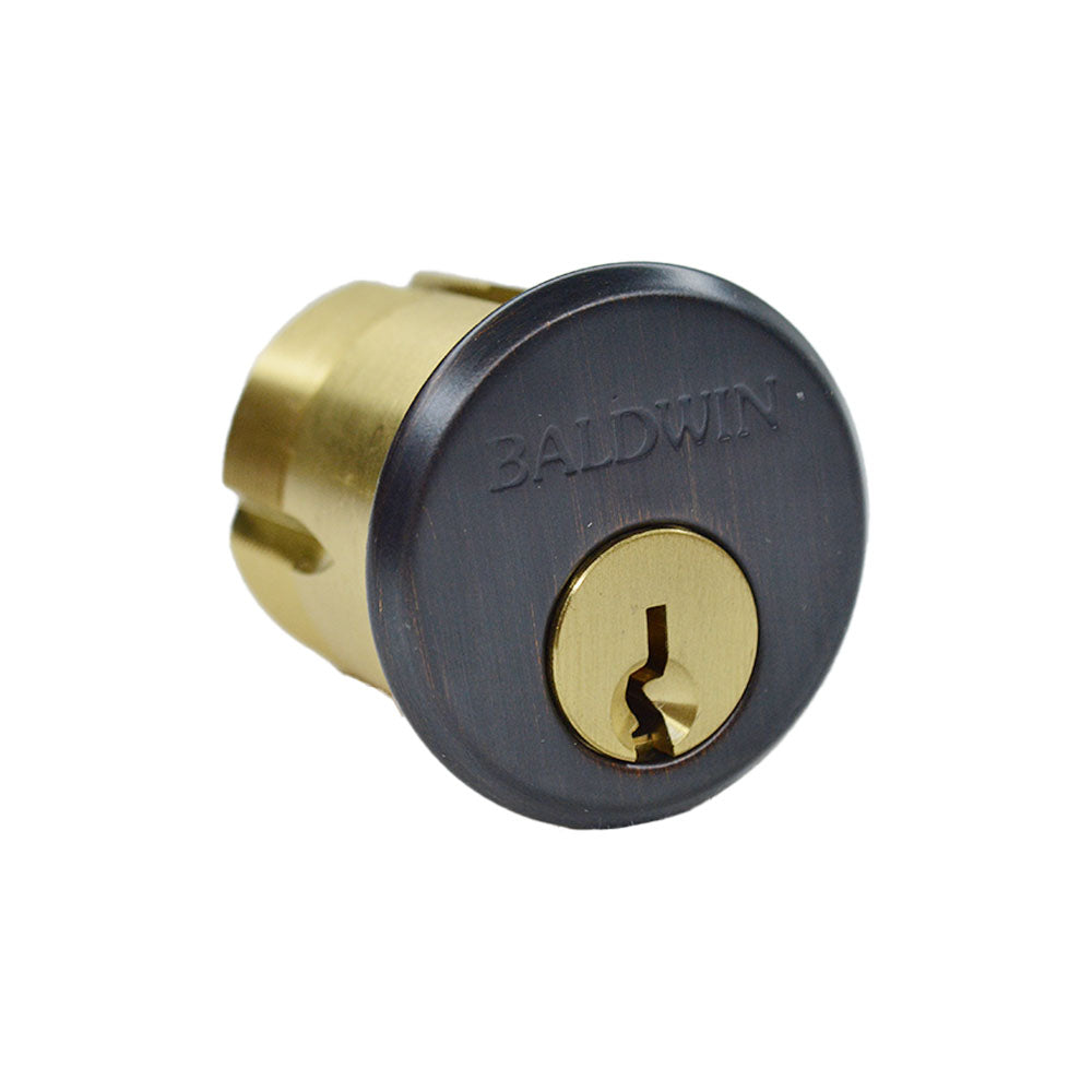 Baldwin 8324112 1-3/8" Mortise Cylinder Venetian Bronze Finish