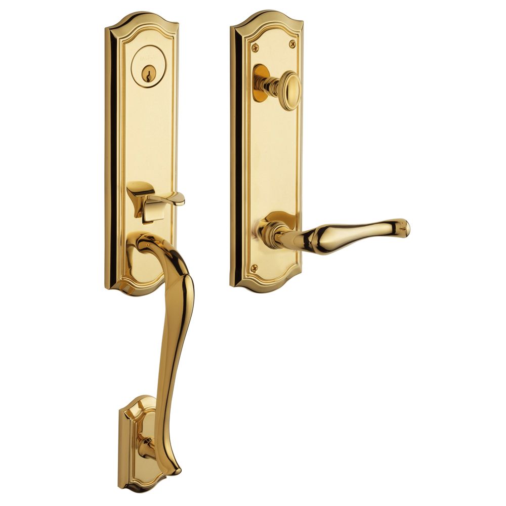 Baldwin 85337003LENT Bethpage Emergency Egress Tubular Left Hand Single Cylinder Handleset Lifetime Brass Finish