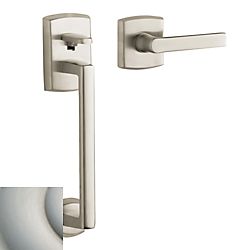 Baldwin 85386056ACRH Soho Sectional Right Hand Handleset Less Cylinder Lifetime Satin Nickel Finish