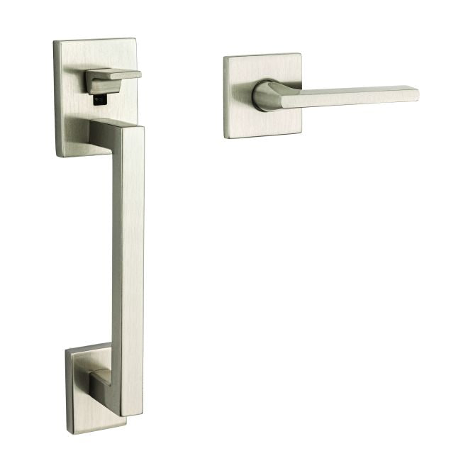 Baldwin 85390056ACLH Minneapolis Sectional Left Hand Handleset Less Deadbolt Lifetime Satin Nickel Finish