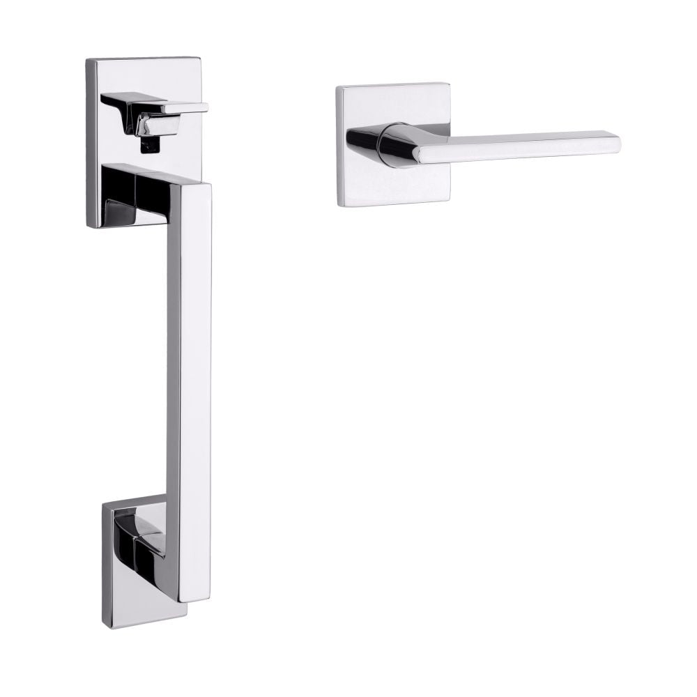 Baldwin 85390260ACRH Minneapolis Sectional Right Hand Handleset Less Deadbolt Bright Chrome Finish