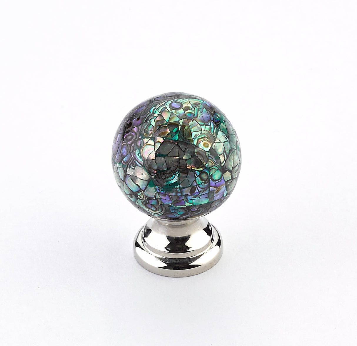 Schaub 857-IM-PN 1-1/4" Symphony Cabinet Knob Imperial Shell Polished Nickel Finish