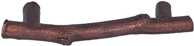 Emtek 86061FB Twig Cabinet Pull with 3" Center To Center Flat Black Bronze Finish