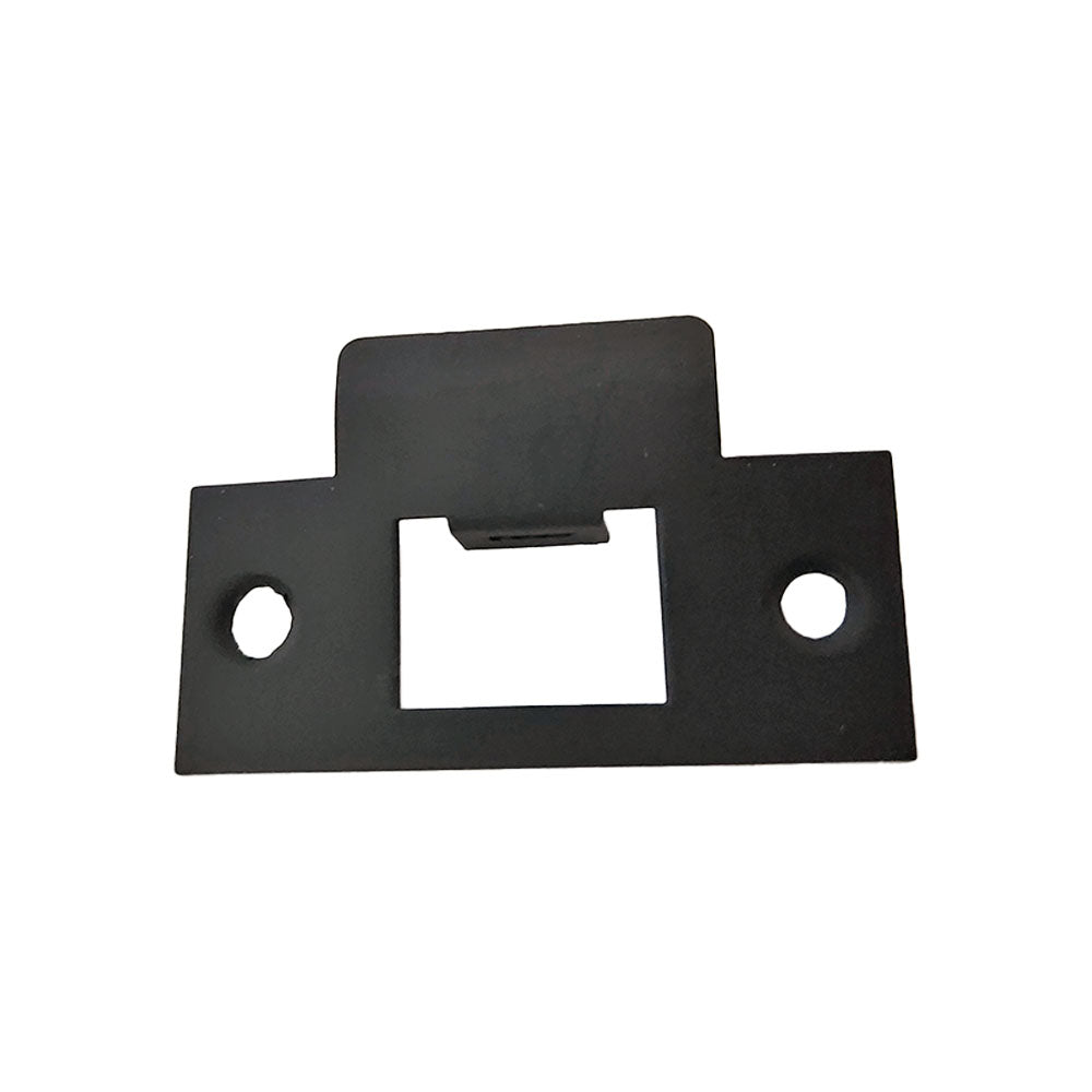 Emtek 86087US19 Square Corner T Strike for Passage, Privacy or Key-In Sets Flat Black Finish