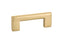 Emtek 86161US4 Trail Cabinet Pull with 3" Center To Center Satin Brass Finish