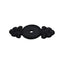 Emtek 86234FB Tuscany Bronze Backplate for Cabinet Knob Flat Black Bronze Finish
