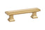 Emtek 86299US4 Geometric Rectangular Cabinet Pull with 3" Center to Center Satin Brass Finish
