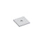 Emtek 86434US26 Art Deco Square Backplate for Cabinet Knob Polished Chrome Finish