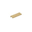 Emtek 87110US4 Edge Cabinet Pull with 4" Center to Center Satin Brass Finish