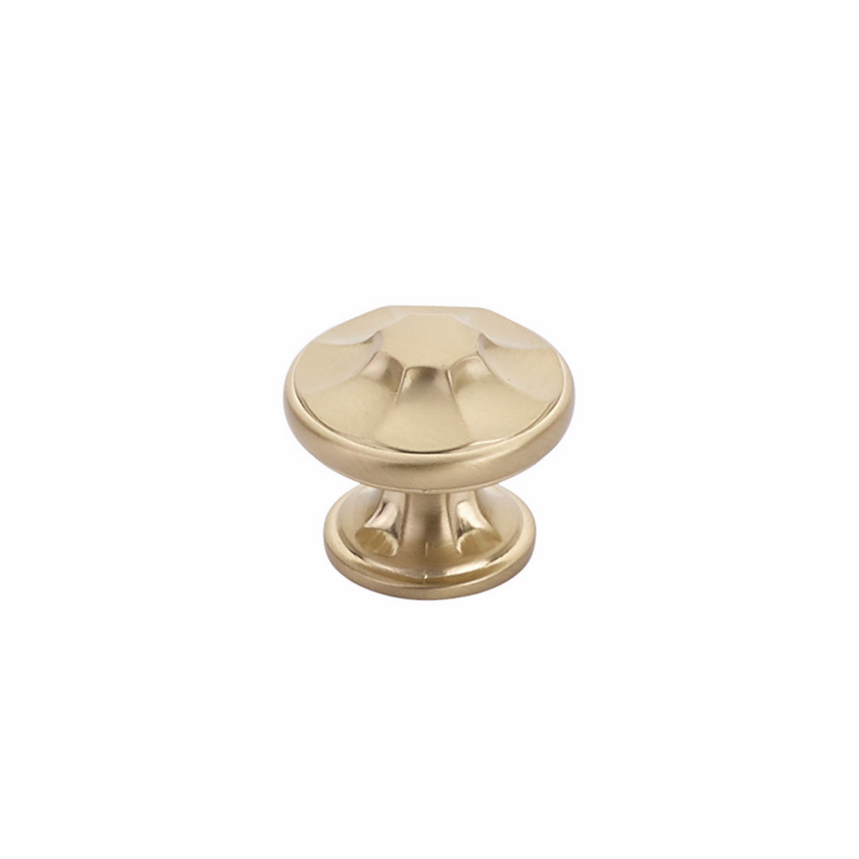 Schaub 876-SSB 1-3/8" Empire Cabinet Knob Signature Satin Brass Finish