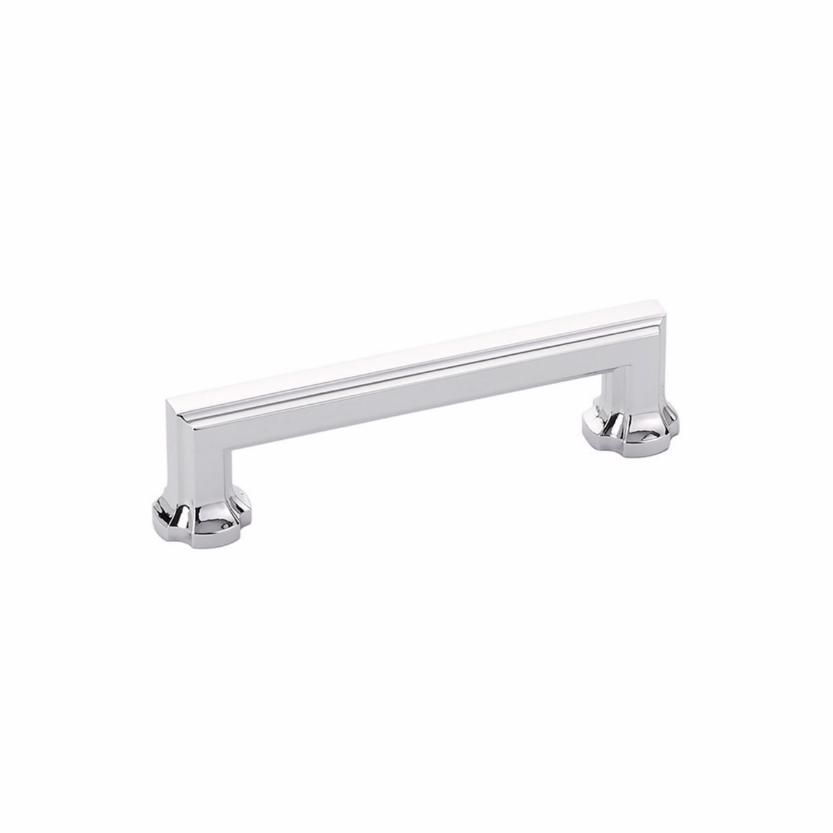 Schaub 877-26 4" Center to Center Empire Cabinet Pull Polished Chrome Finish