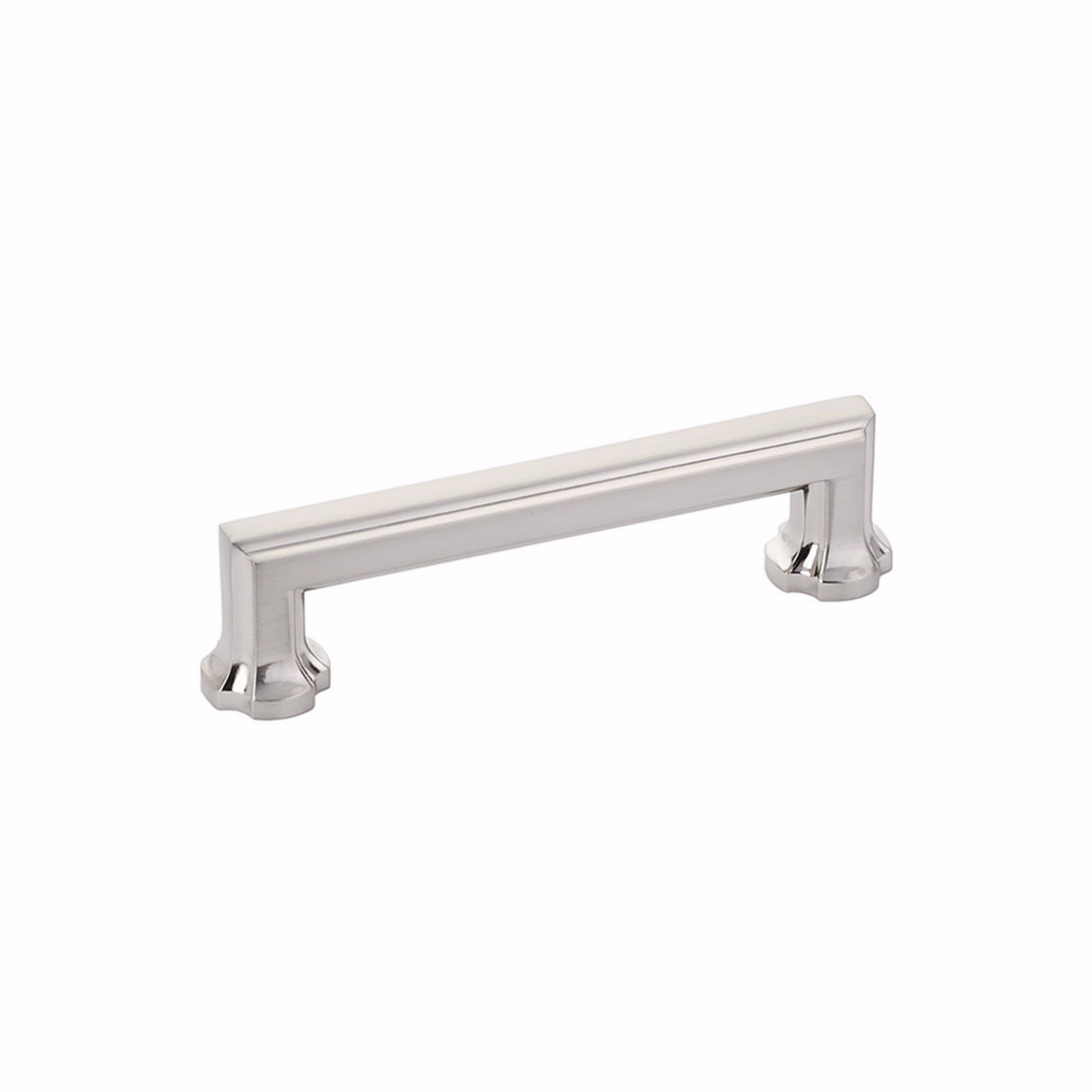 Schaub 877-BN 4" Center to Center Empire Cabinet Pull Brushed Nickel Finish