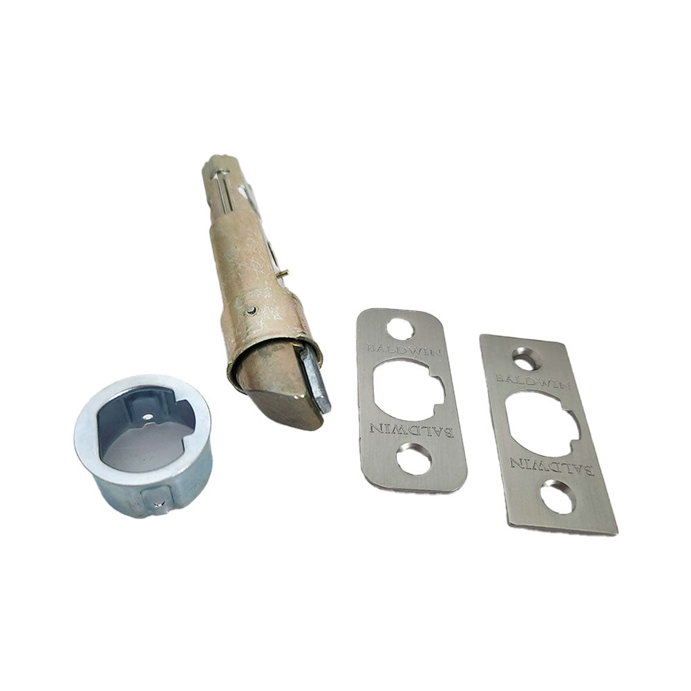 Baldwin Reserve 8BR0304004 6 Way Adjustable Deadlatch Satin Nickel Finish