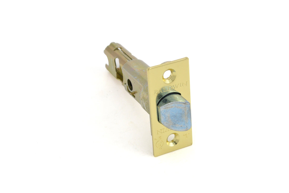 Baldwin Reserve 8BR0310001 UL Square Corner Adjustable Springlatch Lifetime Brass Finish