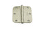 Emtek 91033US15 Pair of 3-1/2" x 3-1/2" 5/8" Radius Steel Residential Duty Hinges Satin Nickel Finish