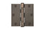 Emtek 94013US10B Pair of 3-1/2" x 3-1/2" Square Heavy Duty Steel Ball Bearing Hinges Oil Rubbed Bronze Finish