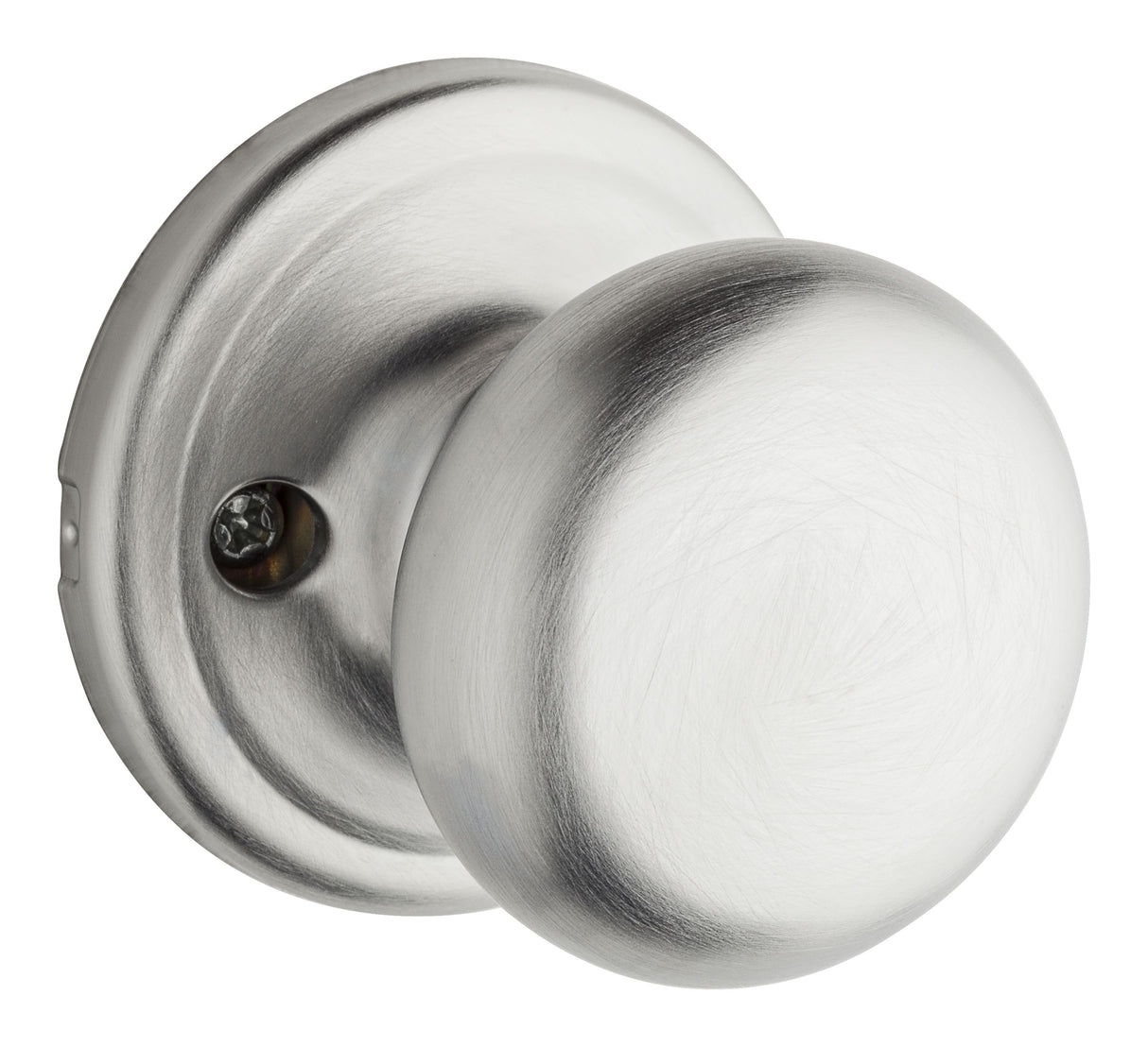 Kwikset 966H-26D.UNIV Hancock Knob Interior Single Cylinder Handleset Trim for Both 800 and 687 Series Handlesets Satin Chrome Finish