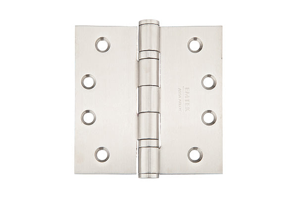Emtek 9841432DSS Stainless Steel Pair of 4" x 4" Square Heavy Duty Ball Bearing Hinges Brushed Stainless Steel Finish