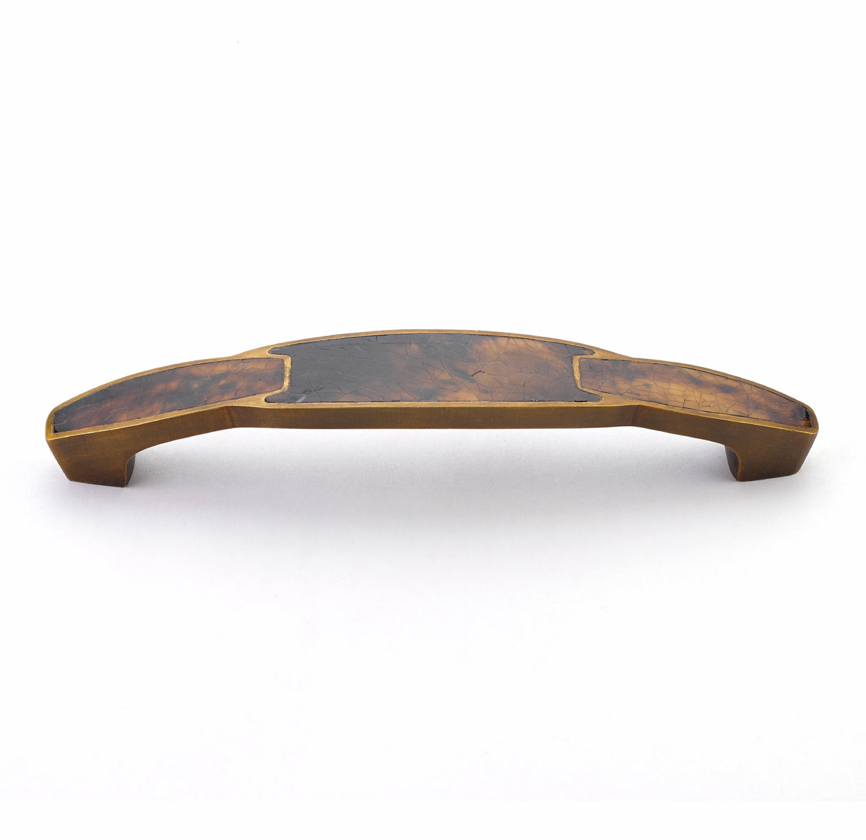 Schaub 992-6-PEN-ED 6" Center to Center Tiger Penshell Cabinet Pull Estate Dover Finish